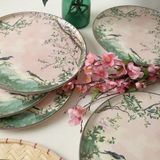 Keramika Pink Woods Nordic Servis Tabağı 28 Cm 6 Adet 22641