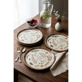 Keramika Reaktif Soft Bloom Nordic Pasta Tabağı 22 Cm 4 Adet 22877