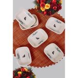 Keramika Retro Çerezlik / Kayık 13 Cm 6 Adet