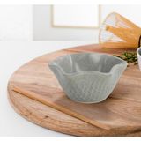 Keramika Roma 11 cm Çerezlik Artistik Mat Gri 647 A