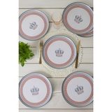 Keramika Royal Majesty Servis Tabağı 28 cm 6 Adet 21623 - Renkli