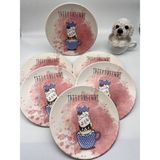 Keramika Sevimli Patiler Serisi Pasta Tabağı 20CM 6 Adet 21925 - 6 Kişilik