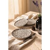 Keramika Shadow Nordic Pasta Tabağı 22 cm 4 Adet 21434