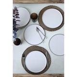 Keramika Simply Nordic Servis Tabağı 28 cm 6 Adet 19985 - Renkli