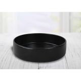 Keramika Siyah Stackable 21 cm Yemek ve Salata Tabağı