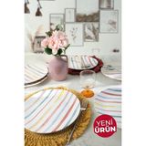 Keramika Soft Line Servis Tabağı 26 Cm 6 Adet 22321