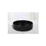 Keramika Stackable Mat Siyah 21 cm Yemek Tabağı