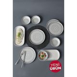 Keramika Stone Kahvaltı Takımı 10 Parça 4 Kişilik 21426-27 - gri