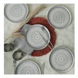 Keramika Stone Nordic Pasta Tabağı 22 cm 6 Adet 21426