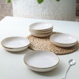 Keramika Straw Nordic Yemek Tabağı 18 Cm 6 Adet
