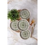 Keramika Timeless Green Stackable Pasta Tabağı 21 Cm 4 Adet 21974