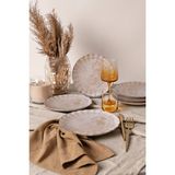 Keramika Vintage Cream Sirius Pasta Tabağı 22 cm 6 Adet 22146