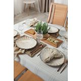 Keramika Vintage Cream Sirius Servis Tabağı 27 Cm 6 Adet 22146