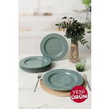 Keramika Yeşil Assos Servis Tabağı 28 Cm 6 Adet 326