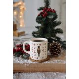 Keramika Yılbaşı New Year Kurşun Asker Kupa 10 cm - Renkli