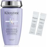 Kerastase Blond Absolu Bain Ultra Violet Şampuan 250 ml + Saç Banyosu Öncesi Kil Maskesi 2 x 10 ml