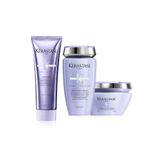 Kerastase Blond Absolu Bain Ultra - Violet Şampuan 250ml Cicaflash 250 ml Maske 200 ml