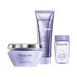 Kerastase Blond Absolu Ultra Violet Maske 200 ml + Blond Absolu Cicaflash 250 ml + Bain Lumiere Şampuan 80 ml