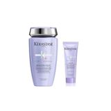 Kerastase Blond Absolu Ultra Violet Şampuan, Saç Kremi, 250 ml, 75 ml, Set