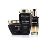 Kerastase Chronologiste Havyar Özlü Saç Bakım Seti, Şampuan, Maske ve Yağ, Unisex
