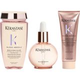 Kerastase Elektriklenmeye Eğilimli Saçlar Için Parlaklık Veren Şampuan 250 ml + Saç Bakım Yağı 45 ml + Saç Kremi 250 ml 3'lü Saç Bakım Seti - Standart
