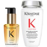 Kerastase Elixir Specifique Dökülme Karşıtı Şampuan 250 ml + Saç Yağı 30 ml 2'li Set - Standart