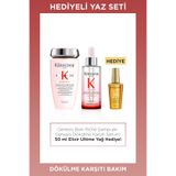 Kerastase Genesis Dökülme Karşıtı Saç Bakım Seti, Şampuan, Serum, Elixir Yağ Hediyeli