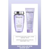Kerastase Kérastase Blond Absolu Bain Lumiere 250 ml & Sarı Saçlar Için Parlaklık Veren Saç Bakım Kremi 75 ml