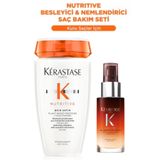 Kerastase Nutritive Besleyici ve Nemlendirici Saç Bakım Seti - Şampuan 250 ml & Gece Serumu 30 ml