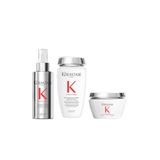 Kerastase Premiere Saç Bakım Seti, Serum Filler Fondamental 90ml, Bain Décalcifiant Réparateur Şampuan 250ml, Masque Filler Réparateur Maske 200ml