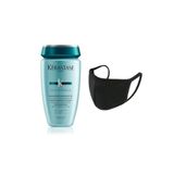 Kerastase Resistance Bain Force Architecte Şampuan 250 ml, Siyah Bez Maske Set