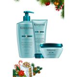 Kerastase Resistance Bain Force Architecte Şampuan 500 ml + Krem 200 ml + Maske 200 ml Set, Kadın