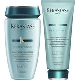 Kerastase Resistance Ciment Anti-Usure Onarıcı Saç Kremi 200 ml + Şampuan 250 ml 2'li Saç Bakım Seti - 37