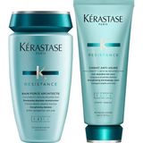 Kerastase Resistance Ciment Anti-Usure Onarıcı Saç Kremi 200 ml + Şampuan 250 ml 2'li Saç Bakım Seti - Standart