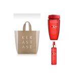 Kerastase Soleil Güneş Sonrası Şampuan 250ml, Huile Sirene Plaj Dalgası Etkili Sprey, Hasır Plaj Çantası Seti