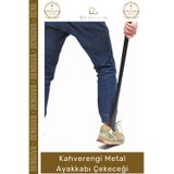 #Kerata 65 Cm Ekstra Uzun Boy Kahverengi Sağlam Çelik Ergonomik Konforlu Metal Ayakkabı Çekeceği