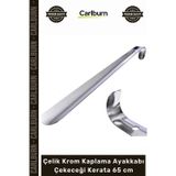 #Kerata Metal Sağlam Kaliteli Uzun Lüks Şık Yerli Çelik Krom Kaplama Ayakkabı Çekeceği Kerata 65 cm