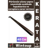 #Kerata Sağlam Kalın Demir Dayanıklı Ergonomik Uzun Ayakkabı Çekeceği Kerata Metal Çekecek 40 Cm