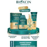 Keratin& Argan Onarıcı Şampuan 300 Ml+ Keratin Argan Bakım Yağı+ Saç Kremi
