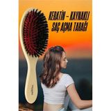 Keratin Mikro Kaynak Saç Açma Fırçası Sağlıklı Ahşap 721412