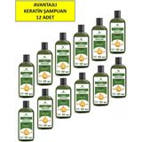 Keratin Saç Dökülmesine Karşı Şampuan 485 Ml 12'Li Paket