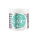 Keratinli ve Süt Proteinli Keratin 500ml Saç Maskesi Kuru, Hasarlı, Kimyasal İşlem Görmüş Saçlar