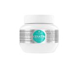 Keratinli ve Süt Proteinli KERATiN Saç Maskesi Kuru, Hasarlı, Kimyasal İşlem Görmüş Saçlar 275ml