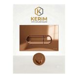 kerimyapı Vitra Rose Gömme Rezarvuar Butonu ve Rose Taharet Musluğu Komple Set Gold Kumanda Panelli