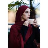 kermeipek İPEK BAMBU ŞAL BORDO