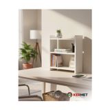 Kermet Home Masa Üstü Kitaplık Rafı Ve Çok Amaçlı Mini Raflı Masa Üstü Dolap