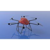 Kernel Dynamics Kuark V2 Endüstriyel 3 Bataryalı Kırmızı Drone