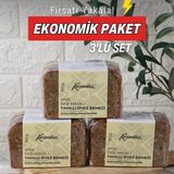 Kersendüz - %100 Siyez Ekşi Mayalı Ekmekler 3'lü Seçim 3 x 500 gr (Tahıllı - Tahıllı - Tahıllı) - 1,5 kg