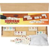 Kervan Ahşap Okey Takımı Seti Büyük Boy Vernikli Cilalı