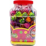 Kervan Bebeto Akaş Topitop Şeker Karışık Meyve Aromalı 16 gr x 120 Adet Renkli Ambalajda Eğlenceli Atıştırmalık
